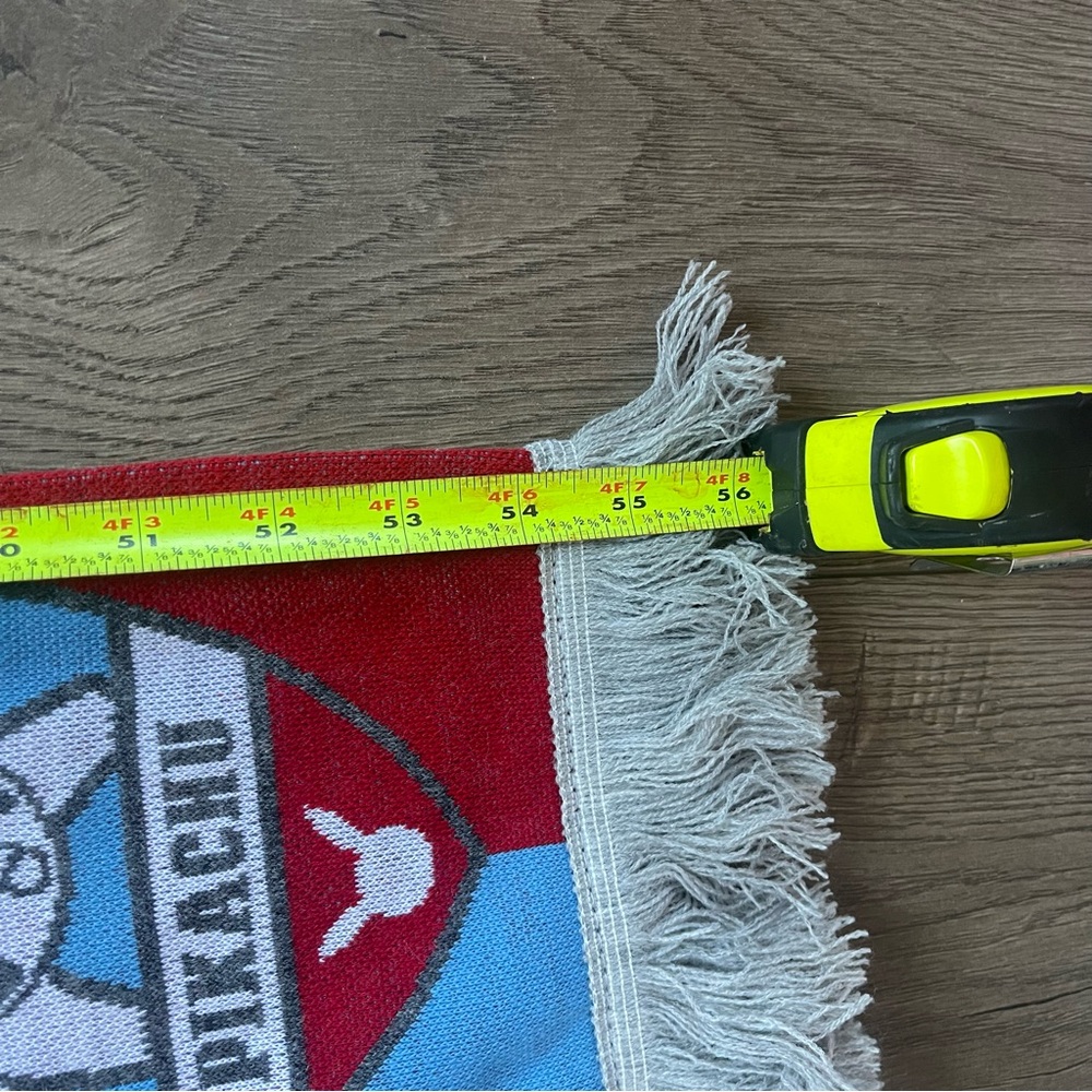 Pokémon Sports Pikachu Machamp Lucario Knit Soccer Scarf - Picture 12 of 12